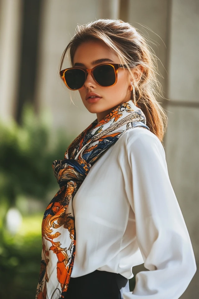 Unique Ways to Style Scarves as Tops - photo 2