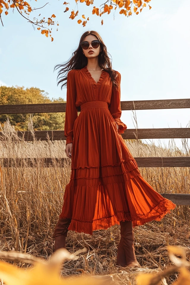 Earthy Tones for Harvest Festival Outfits - photo 2