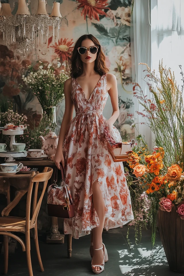 Elegant Midi Dresses for High Tea Events - photo 2