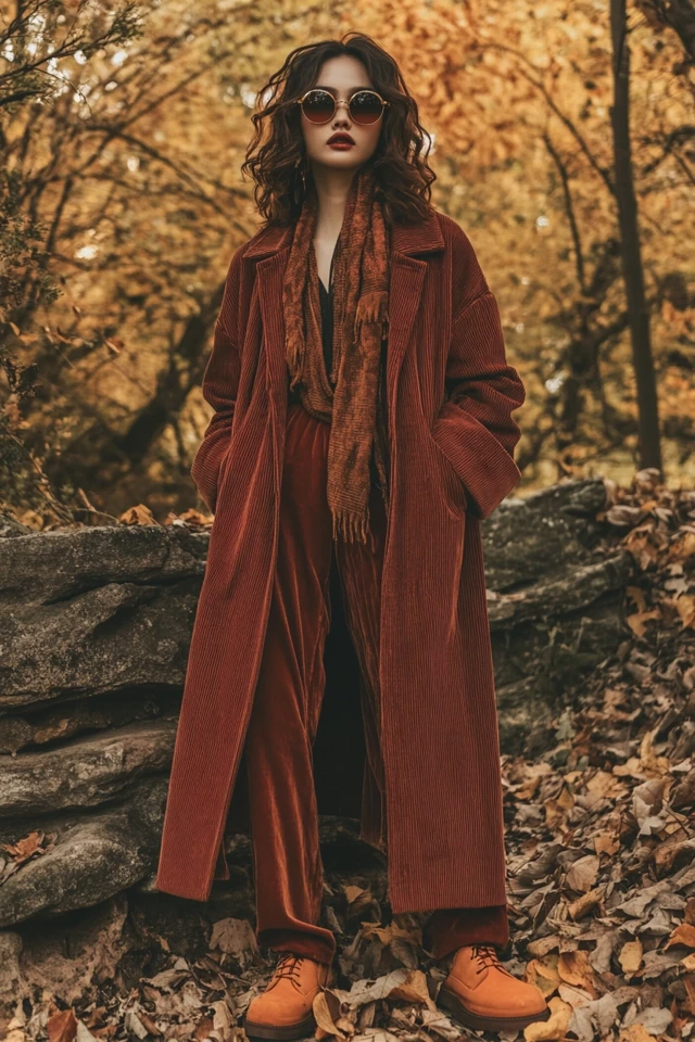 Mixing Corduroy and Wool for Warm Autumn Coats - photo 2