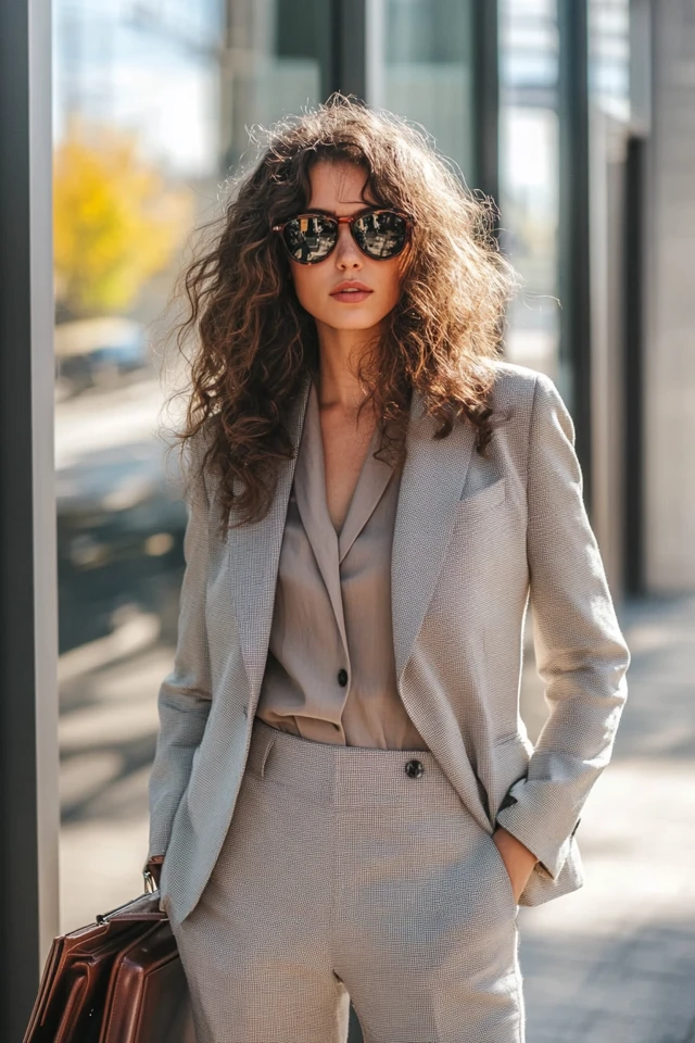 Relaxed Tailored Pantsuits for Fall Workwear Trends - photo 2