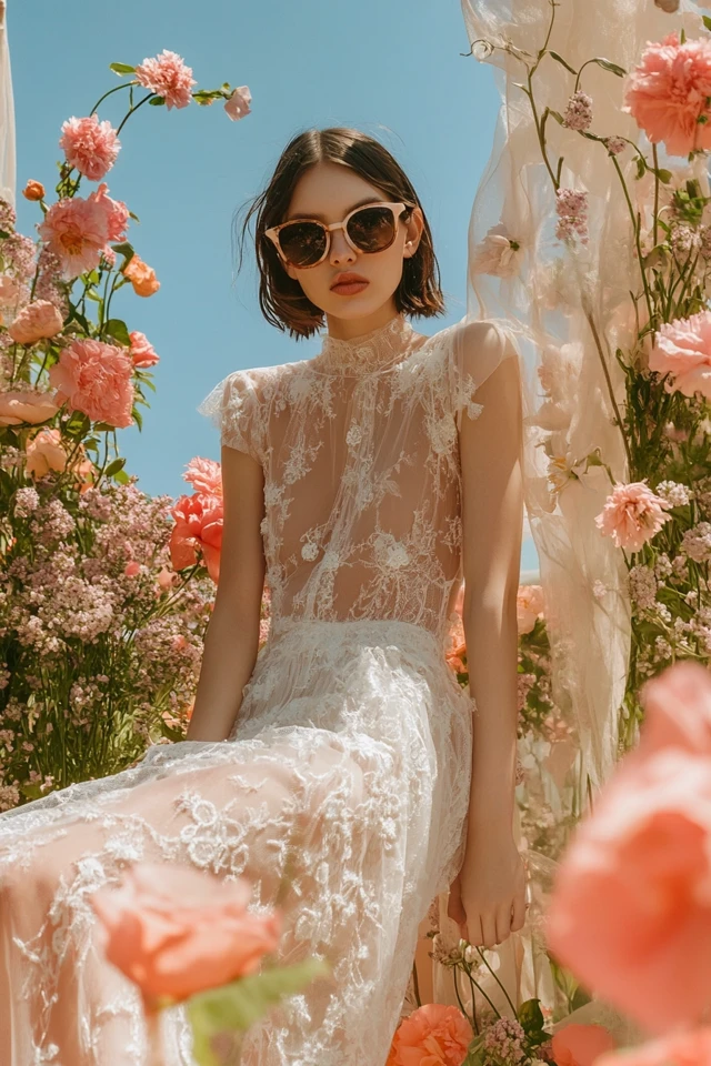 Sheer Overlay Dresses for Summer Weddings - photo 2