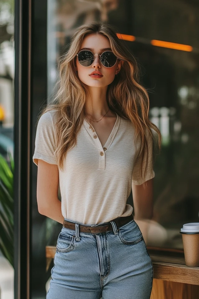 Relaxed Henley Tops for Casual Comfort - photo 2