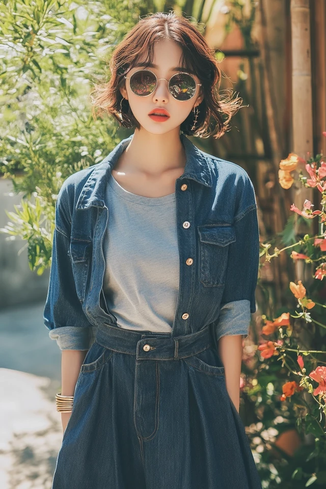 Button-Front Denim Skirts for Casual Days - photo 2