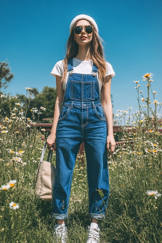 Relaxed Denim Overalls for Weekend Wear - photo 2