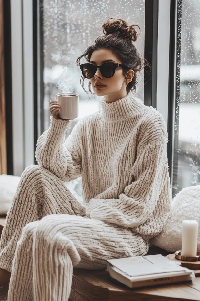 Relaxed Knit Sets for Indoors on Rainy Days - photo 2