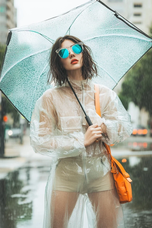Transparent Raincoats for Stylish Showers - photo 2