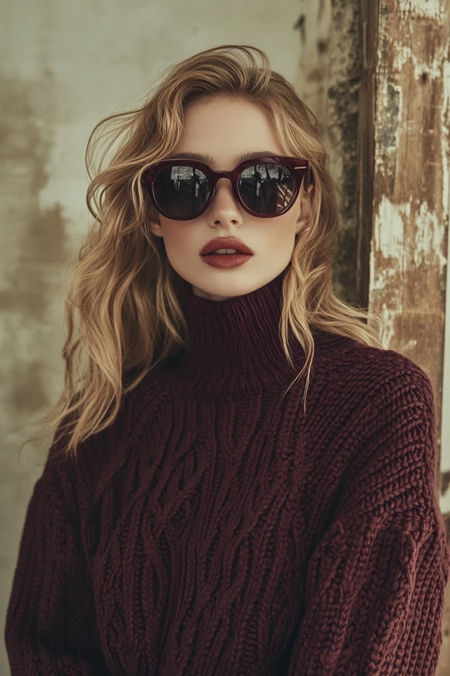 Chocolate and Burgundy Pairings for Cozy Knitwear: A Warm and Elegant Duo - photo 2