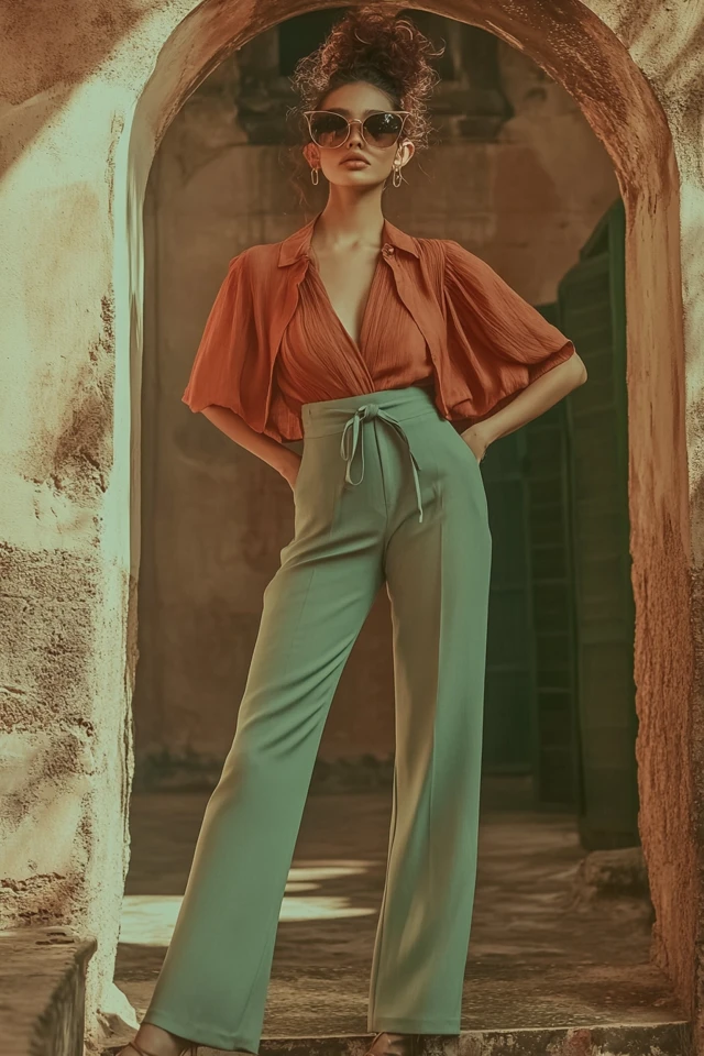 Rust and Sage Green Outfits for Earthy Looks - photo 2
