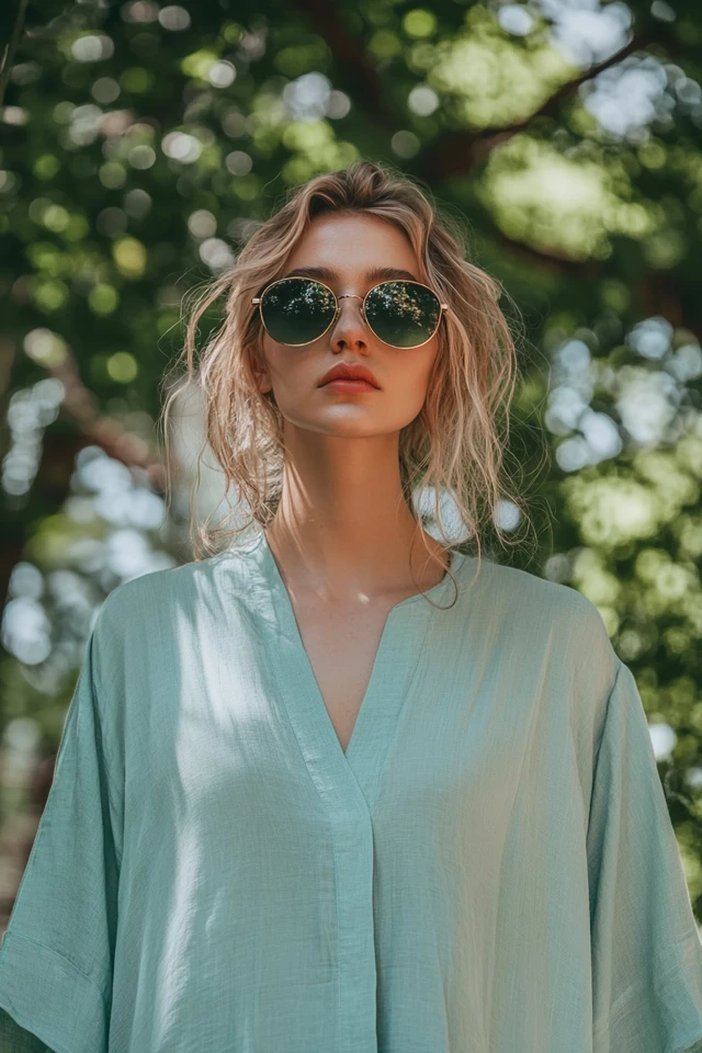 Aqua and Pale Coral Color Palettes for Breezy Tunics - photo 2