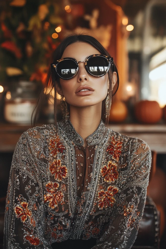 Embellished Blouses for Thanksgiving Celebrations - photo 2