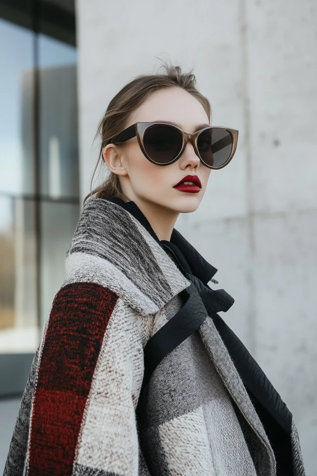 Mixing Wool and Sheer Fabrics in Statement Coats - photo 2