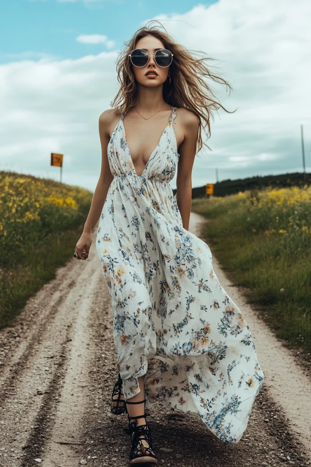 Bohemian Maxi Dresses for Spring Road Trips - photo 2