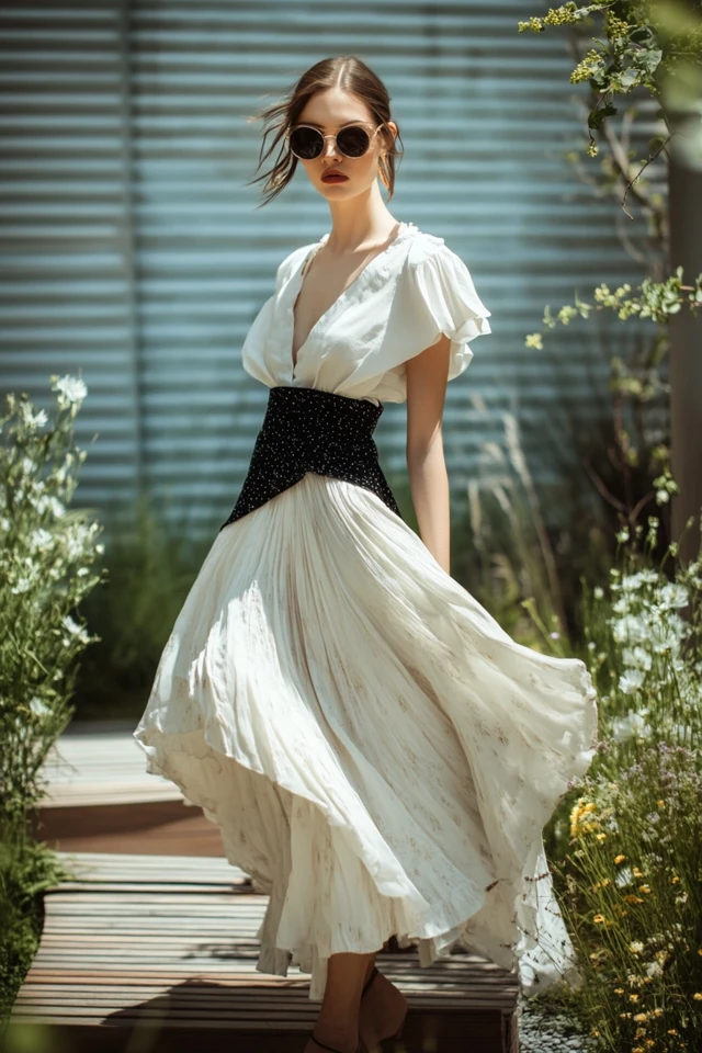 Asymmetrical Skirts in Lightweight Fabrics for Spring Flare - photo 2