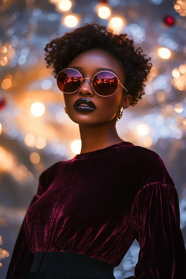 Luxe Velvet Tops for Winter Party Outfits - photo 2