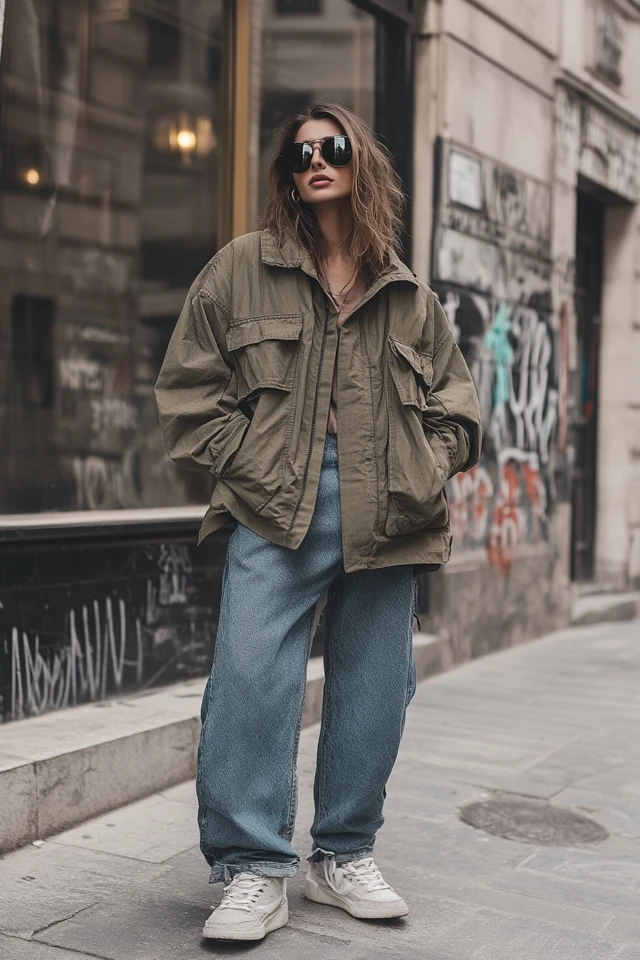 Oversized Utility Jackets for Casual Streetwear - photo 2