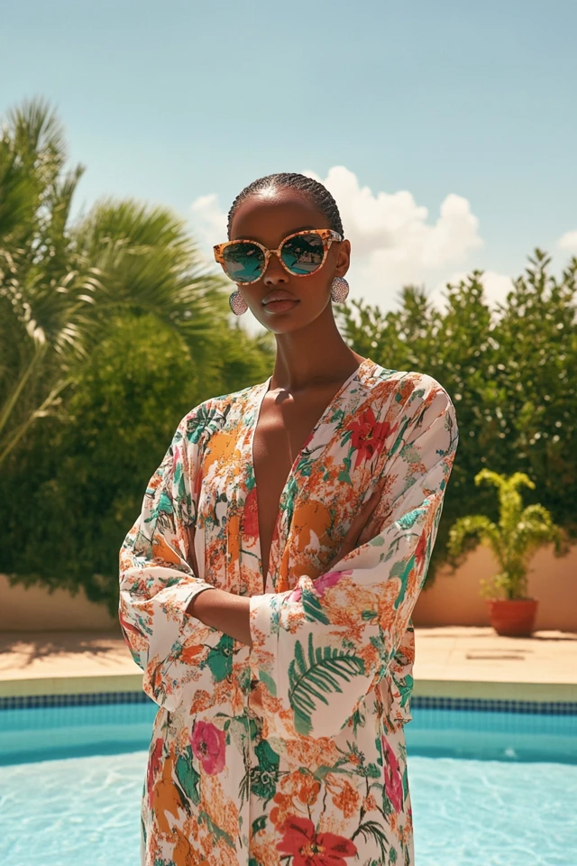 Stylish Kaftans for Summer Poolside Gatherings: Relaxed Elegance for Sunny Days - photo 2