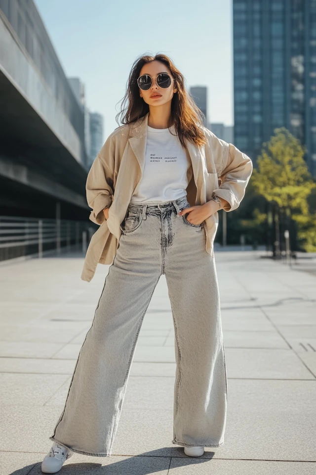 Relaxed Barrel-Leg Jeans for Modern Denim Looks - photo 2