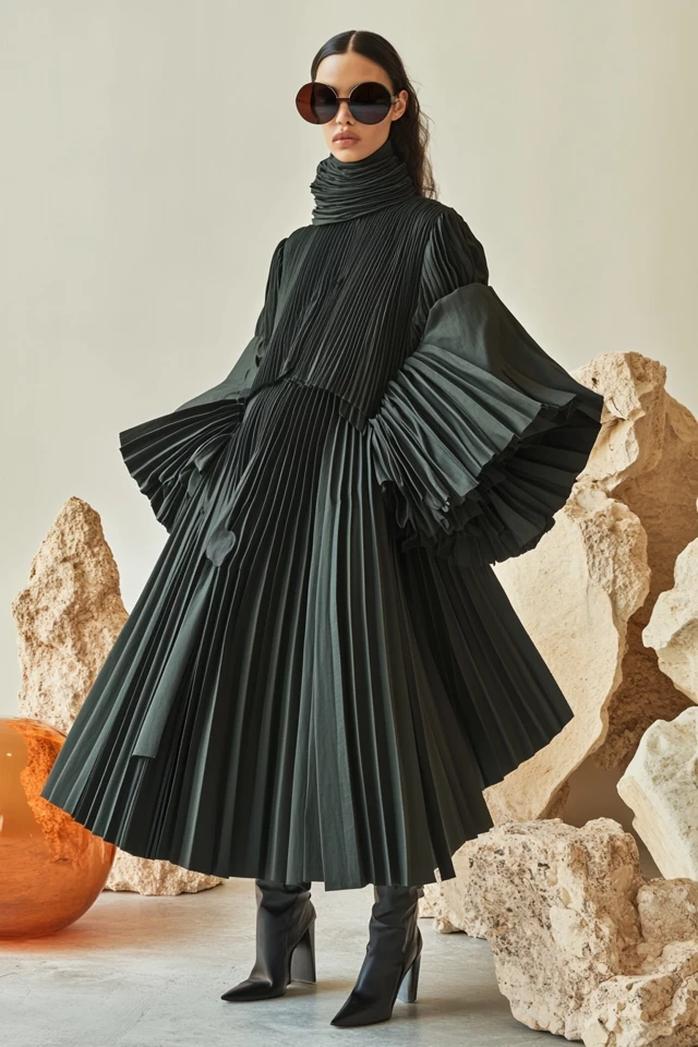 Sculptural Coat Dresses for Unique Outerwear - photo 2
