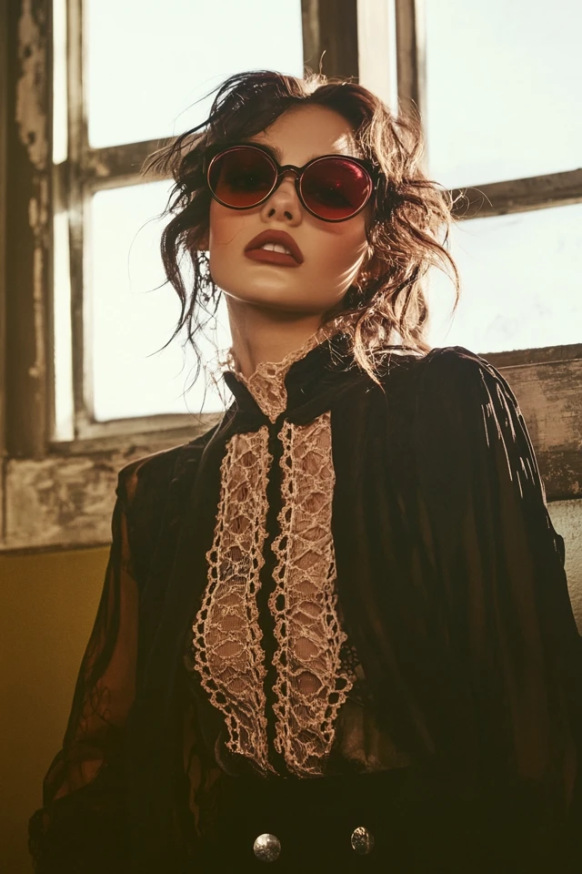 Mixing Satin and Crochet for Vintage-Inspired Looks: Timeless Elegance Meets Retro Charm - photo 2