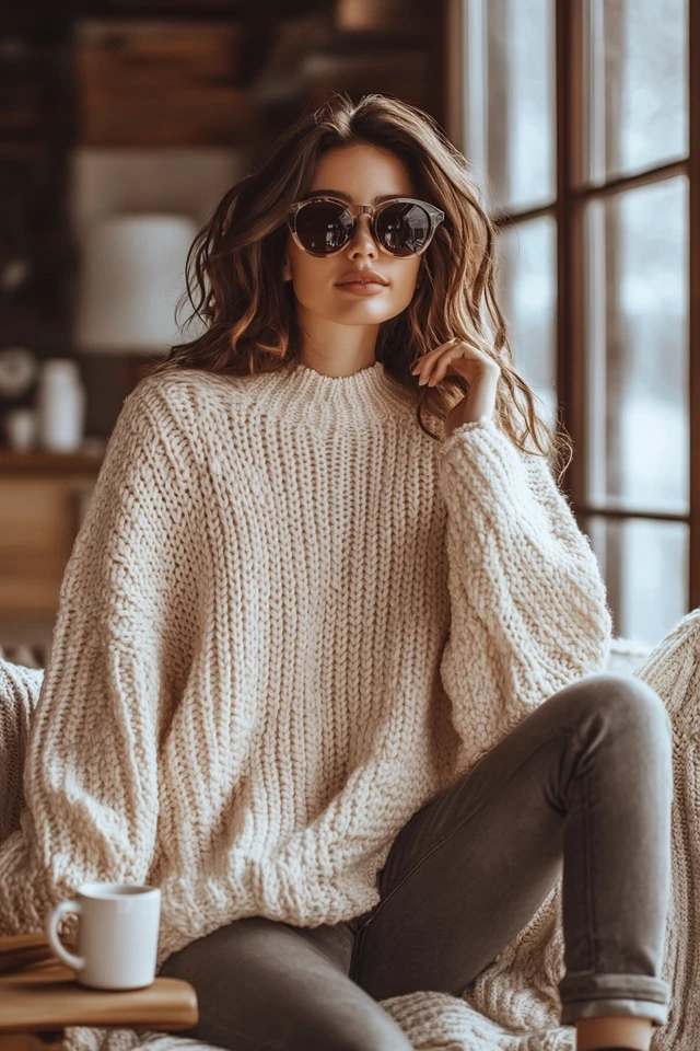 Oversized Sweaters for Frosty Morning Comfort - photo 2