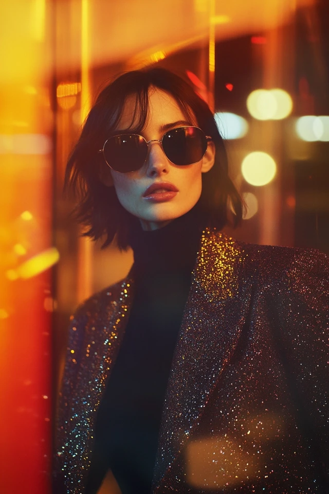 Combining Wool and Sequins for Festive Layers: Cozy Meets Glam - photo 2