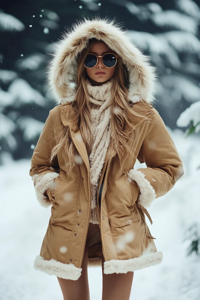Fleece-Lined Parkas for Snowy Winter Strolls - photo 2