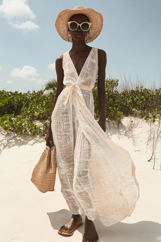 UV-Protective Maxi Dresses for Sunny Vacations - photo 2