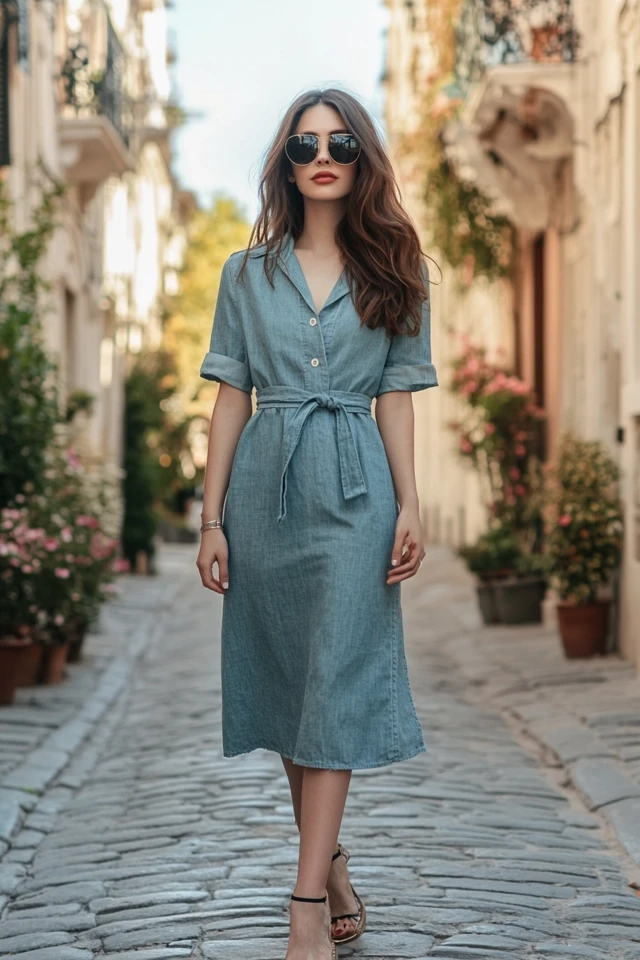 Light Denim Dresses for Breezy Spring Outings - photo 2