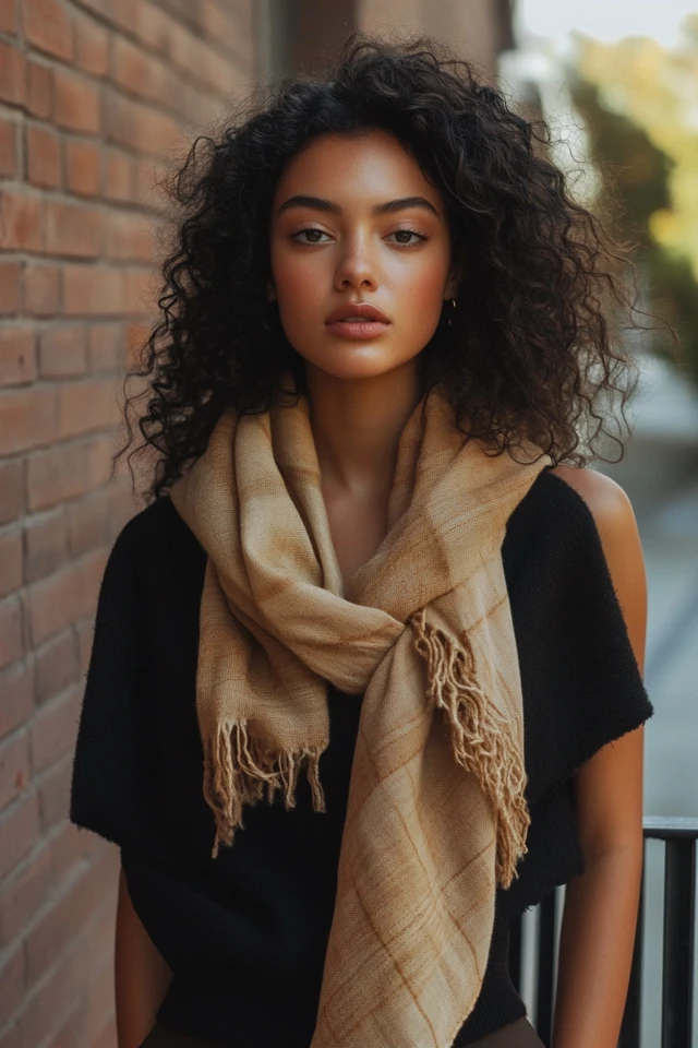 How to Style Oversized Scarves as Statement Accessories - photo 2