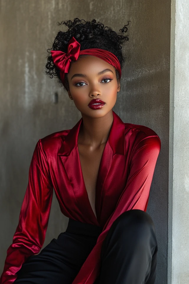 How to Accessorize with Bold Metallic Headbands - photo 2
