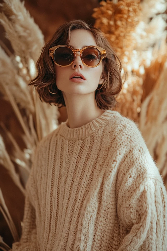 Pairing Cream and Warm Rust for Everyday Sweaters - photo 2