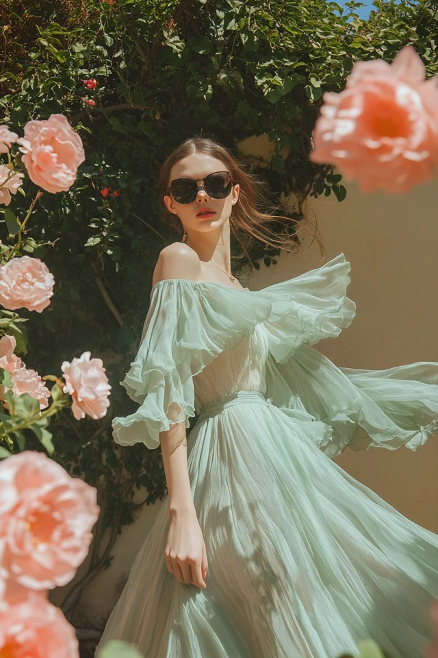 Soft Mint and Blush in Romantic Dresses for Any Season - photo 2