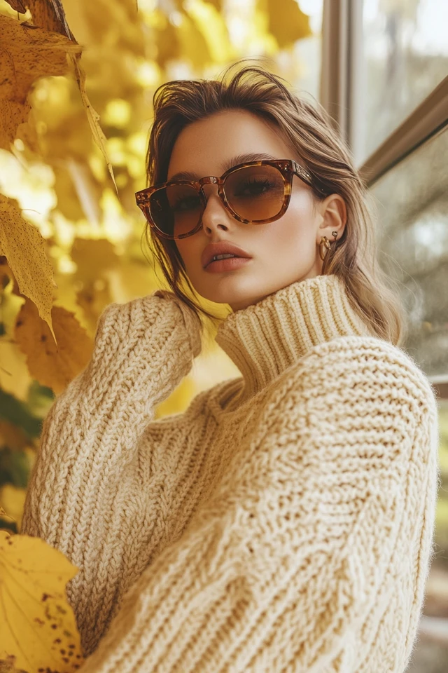 Warm Cream and Mustard Color Combinations for Knitwear - photo 2