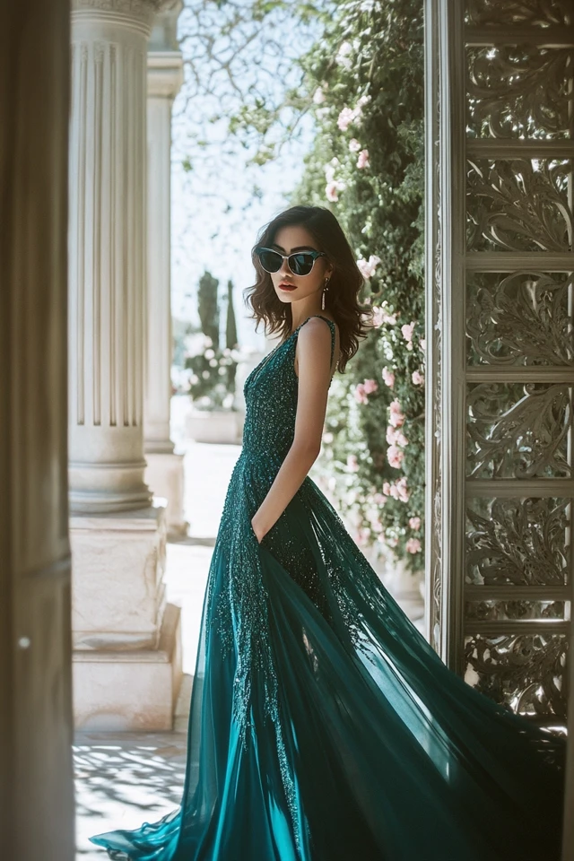 The Best Teal and Champagne Pairings for Wedding Guest Looks - photo 2