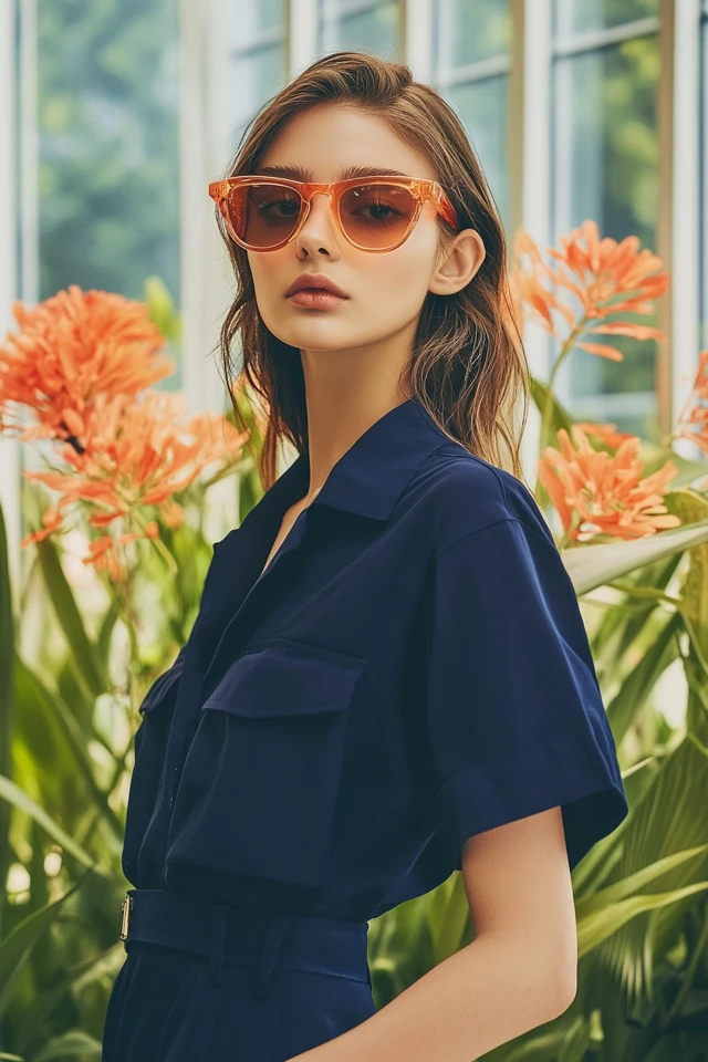 Pairing Navy with Warm Peach in Polished Workwear - photo 2