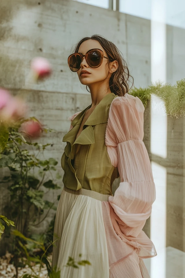 Olive and Blush: Styling Chic and Subtle Dresses for Any Occasion - photo 2