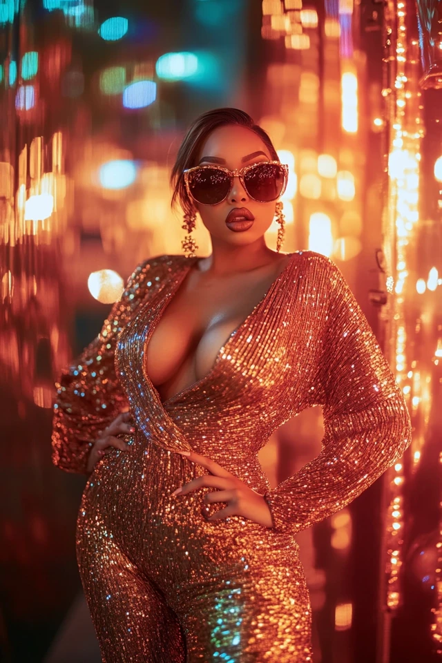 Stunning Sequin Wrap Dresses for NYE Celebrations: Dazzling Style to Ring in the New Year - photo 2