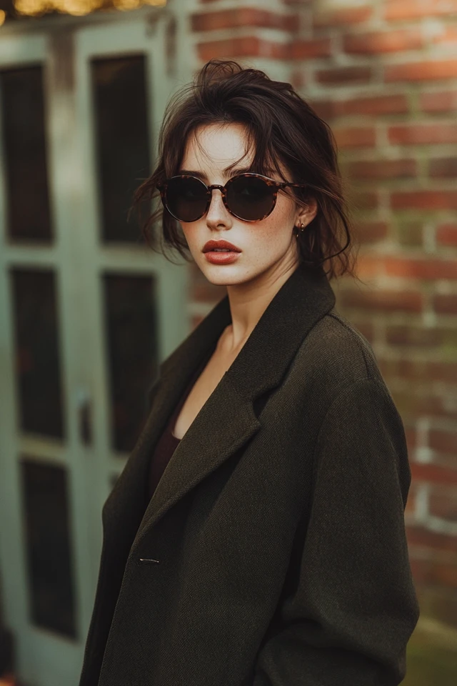 Pairing Chocolate and Sage Green in Warm Fall Jackets: A Cozy and Sophisticated Duo - photo 6