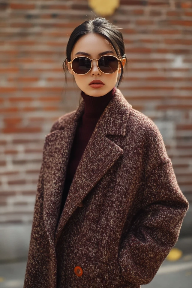 Soft Caramel and Burgundy Combinations for Knit Coats: Cozy and Chic Layering for Cooler Weather - photo 6