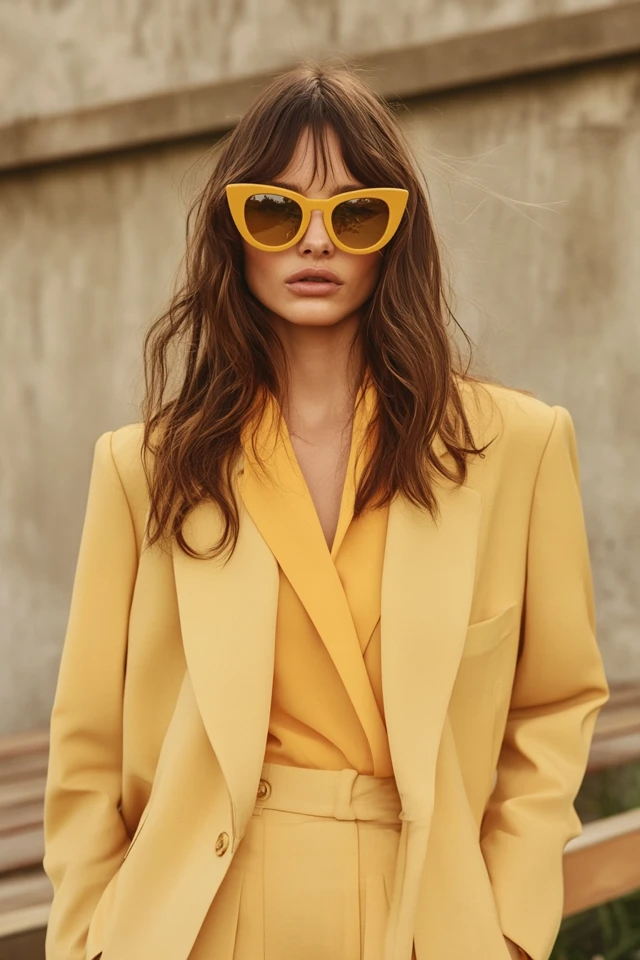Soft Yellow and Cool Taupe in Sophisticated Layers: A Subtle and Elegant Pairing - photo 5