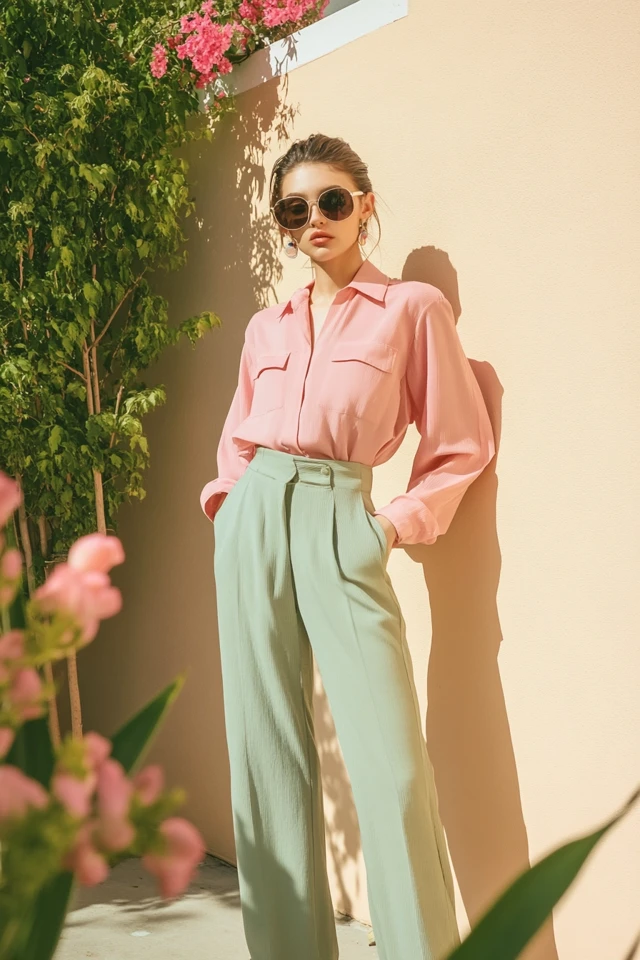 The Ultimate Guide to Blush and Dusty Green Pairings: A Perfect Balance of Softness and Sophistication - photo 5