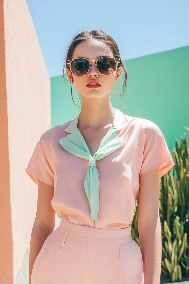 Pairing Blush Pink and Cool Mint in Chic Everyday Looks: A Fresh and Feminine Combination - photo 6