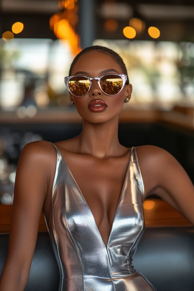 Sleek Metallic Dresses for New Year’s Day Brunches: Effortless Glamour to Start the Year Right - photo 6