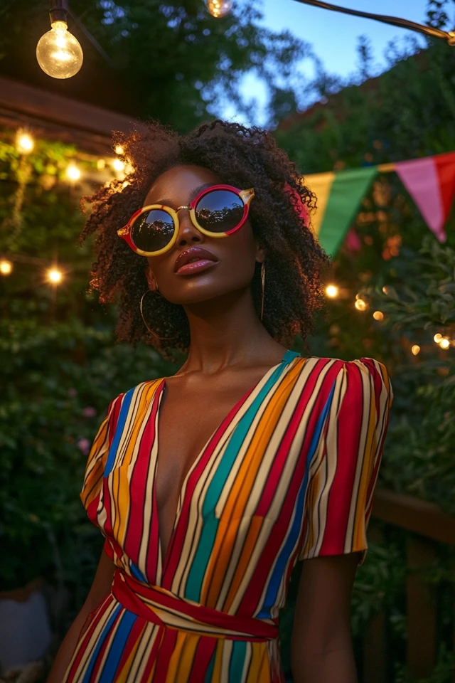 Bold Striped Dresses for Patriotic Fourth of July Looks: Celebrate in Style - photo 6
