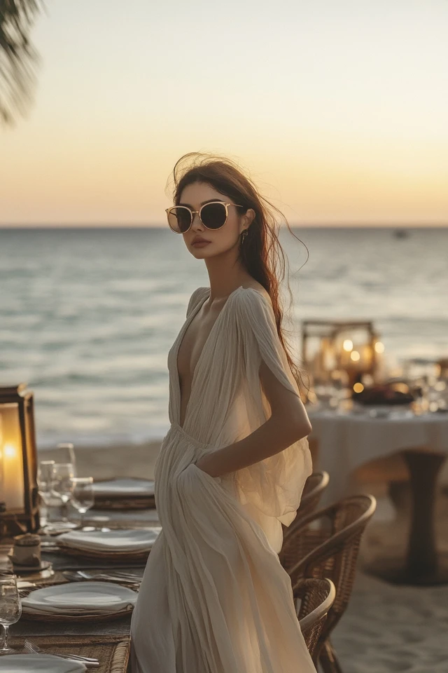 Chic Maxi Dresses for Waterfront Dinner Parties: Sophistication Meets Seaside Elegance - photo 6