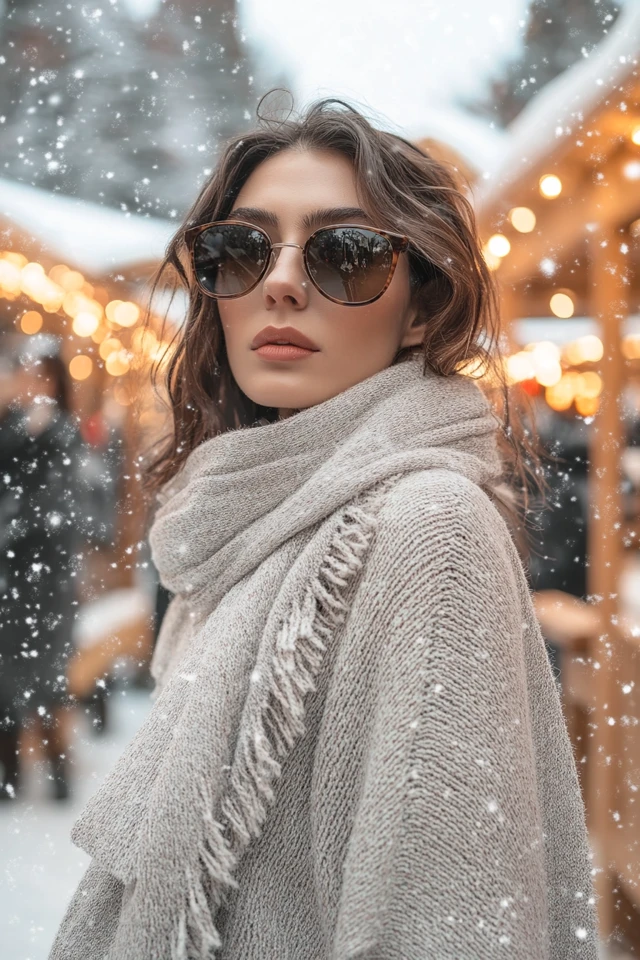 Warm Scarf Dresses for Winter Festivals: Cozy Elegance Meets Practical Style - photo 6