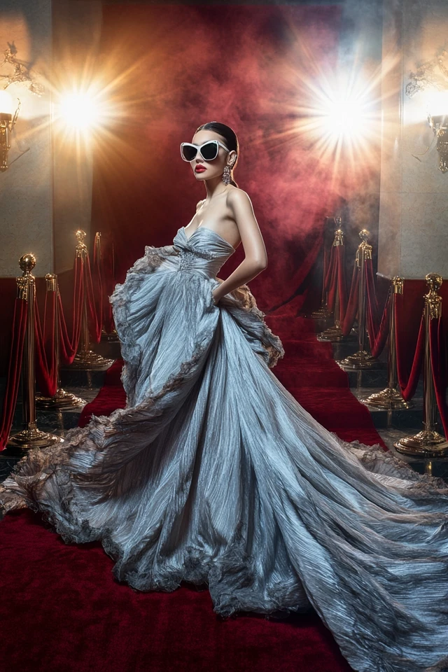 Gowns with Long Trains for Awards Ceremonies: Commanding Elegance on the Red Carpet - photo 6