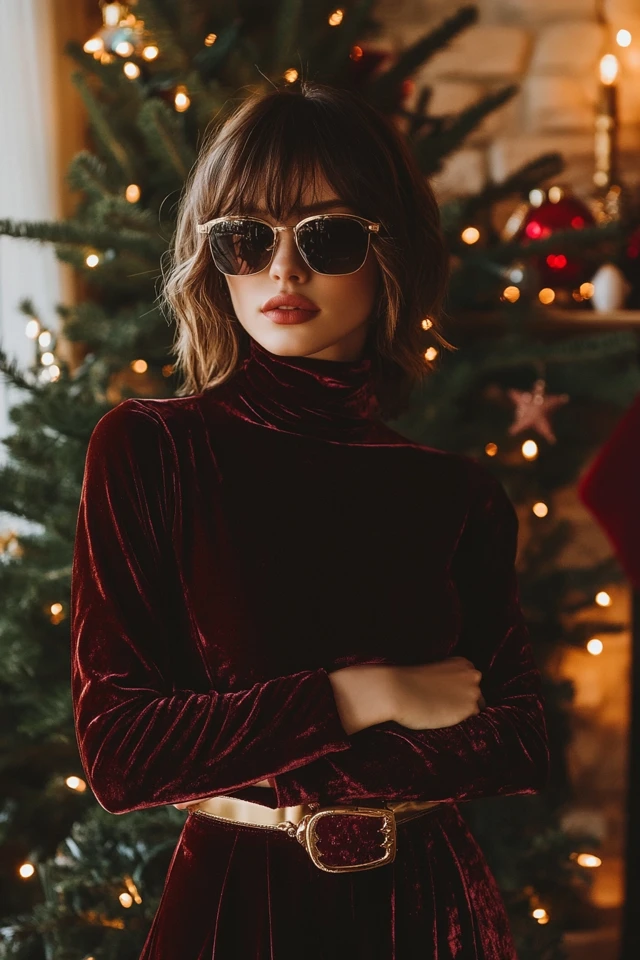 Velvet Tops and Skirts for Christmas Family Portraits: Timeless Elegance and Festive Charm - photo 6
