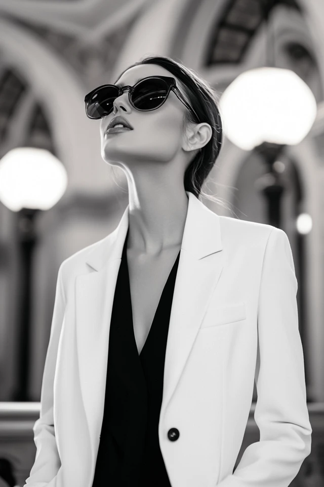 Elegant Monochrome Outfits for Museum Galas: Timeless Sophistication in a Single Palette - photo 6